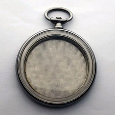 Rare Swiss ANTIQUE Steel CASE Pocket watch OMEGA picture