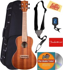 Kala KA-C Satin Mahogany Concert Ukulele w/ Hard Case picture