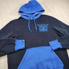 Vintage Kentucky Wildcats Hoodie Men Medium Nike Y2K Black Blue Fleece NCAA UK picture