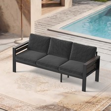lilypelle Deluxe Outdoor Modular Sofa – Complete with Coffee Table & Ottomans picture