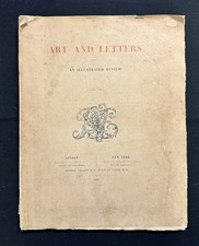 1888 Art and Letters April Oscar Wilde Canzonet Sarah Bernhardt Original Issue picture