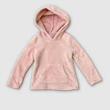 Carter's Toddler Girls Pink Plush Fleece Pullover Hoodie Sweatshirt Size 4T/4A picture
