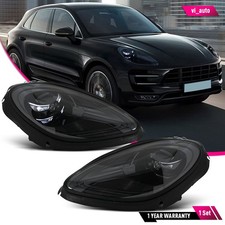 Pair Upgraded LED Headlight For Porsche Macan 2014-2018 Front Lamp Animation DRL picture