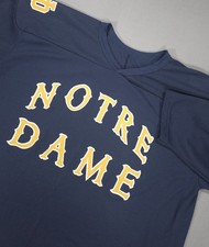 Vintage 80s/Early 90s Notre Dame Fighting Irish CCM Maska Hockey Jersey XL picture