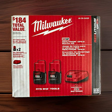 Milwaukee M12 REDLITHIUM CP2.0 Starter Kit 12V Li-Ion 2Ah 48-59-2420P - New picture