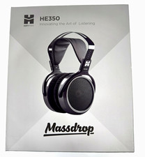Massdrop x HIFIMAN HE350 Open Back Audiophile Headphones w/ Box & Cable picture