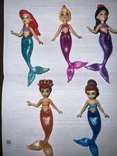 Set of 5 Mermaid Miniature Action Figures Multicolor Fantasy Collection picture