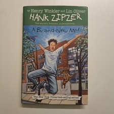 Signed Hank Zipzer A Brand-New Me HC Henry Winkler Autographed Book Very Good picture