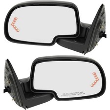 Mirror Power Heated Signal & Puddle Light For 03-06 Chevy Silverado 1500 LH & RH picture