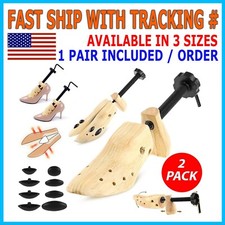 2-Way Wooden Adjustable Shoe Stretcher Expander Men Women Boot Size US 4-14 picture