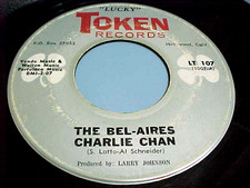 THE BEL-AIRES - CHARLIE CHAN/BAGGIES - EX VINYL & EX AUDIO - 1962 SURF ROCK INST picture