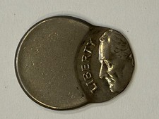 ROOSEVELT DIME NO DATE 10C OFF CENTER STRUCK ERROR  40 % O/C +/-      UNC   1098 picture