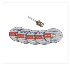 Dremel EZ406, 1-1/2” Cut-Off Wheel & Mandrel Starter Kit for Metal (6-pc Set) picture