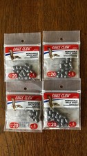 4 Packs of 20 (80ct) Eagle Claw Removable Split Shot Sinkers, Size 5 #02010-004 picture