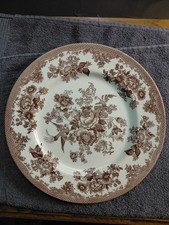 Asiatic Pheasant Brown Dinner Plate By Royal Stafford Made In England picture