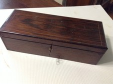 Victorian Rosewood Sewing or Jewellery Box with Lovely Interior picture