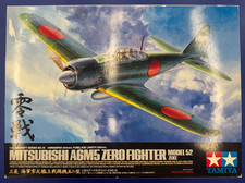 Tamiya 1/32 Mitsubishi AGM5 Zero Fighter Model 52 #60318 Plastic Model Kit NOS picture