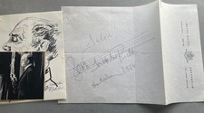 Sviatoslav Richter, Ukrainian/Russian Pianist, SIGNATURE, SIGNED, 1964 picture