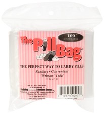 The Pill Bag | Medicine Pill Organizer  for AM/PM 200 Count. picture