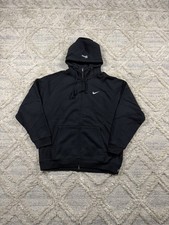 Supreme X Nike Zip Up Hooded Sweatshirt Black Size XL picture