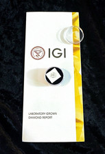 Lab-Created Diamond 1.42ct D VVS2 Cushion, Excellent Cut, IGI Cert, 7.90x6.03mm picture