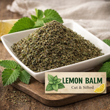 Lemon Balm Herb C/S | Melissa officinalis | Cut & Sifted Leaf | Bulk USA picture