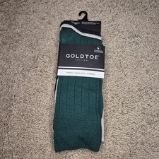 GOLDTOE Edition Men Dress Formal Socks Arch Support Reinforced Toe 3 Pair 6-12.5 picture