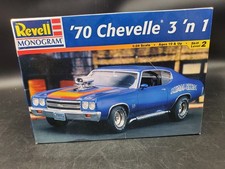 NEW, Open Box Revell Monogram 70 Chevelle 3 'n 1 Model KIt 1:24 picture