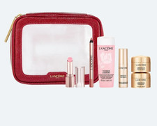 Lancome Absolue 7pc Set Soft Cream Eye Serum Toner Lip Idole Cosmetics Bag New picture