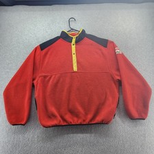 Vintage Marlboro Adventure Team Pullover Mens Large Fleece Snap 90s Jacket picture