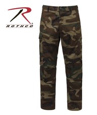 Rothco Woodland Camo Pants BDU Cargo Large Reg 7941 new with tags   picture