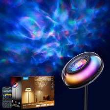 Govee Uplighter Floor Lamp with Nebula Effect, Projector for Living Room picture