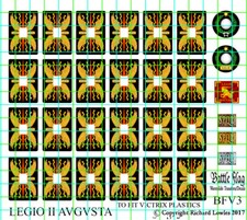 Shield Decals for Victrix Early Imperial Roman Legionaries. Legio II Augutsa picture