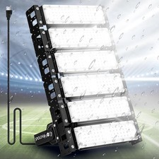 LED Stadium Flood Lights 2000W Equivalent 48000LM Super Bright Black picture
