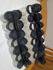 Lot Of 15 Vintage Tupperware Spice Containers Black Lids B46 picture