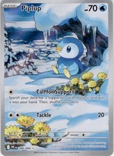 Piplup 098/094 Illustration Rare Phantasmal Flames Pokemon Holo Near Mint picture