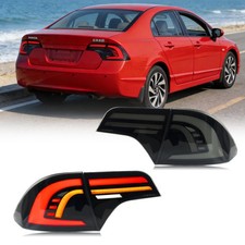 LED Tail Lights for Honda Civic 2006-2011 Sedan EX LX Si Rear Lamps Assembly picture