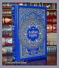 Arabian Nights by R. Burton Illustrated New Sealed Leather Bound Collectible  picture