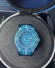 Blancpain X Swatch Fifty Fathoms Blue Lagoon with receipt Brand New FAST SHIP picture
