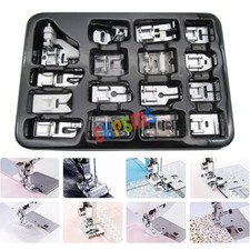 16PCS Presser Feet Set FOR Singer,Brother,Janome,Elna,Kenmore Low Shank Sewing picture