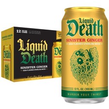 Liquid Death Soda-Flavored Sparkling Water - Sinister 12 Fl Oz (Pack of 12) picture