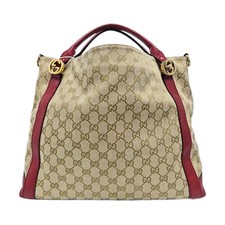 【Authentic】 GUCCI Camel Cloth Handbags (DDP) picture