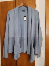 Verve Ami Womens Blue Cardigan XL NWT picture