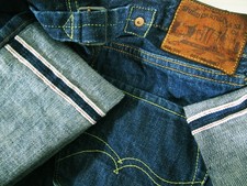 HOT VTG Men's STUDIO D'ARTISAN Lot 301 SELVEDGE BELTED Jeans 30 x28 (*Fit 27x28) picture