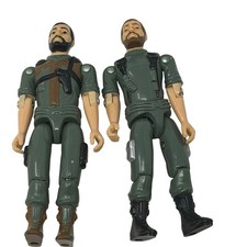 Vintage 1982 Hasbro GI Joe Clutch and Breaker Action Figures Lot of 2 picture