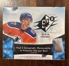 2015/16 Upper Deck SPx Hockey Hobby Box picture