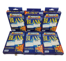 Barcode Battler Blank 36 Barcode Cards Pack Lot of 6 NEW 1992 Irwin Epoch Vtg picture