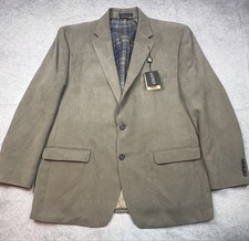 Lauren Ralph Lauren Sport Coat Mens 44 Beige Classic Polyester 2 Button Blazer picture