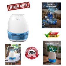 Whisper-Quiet 34 Oz Dehumidifier with Multi-Color Night Light - Home Essential picture
