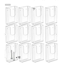  12 MaxGear Brochure Holders 4x9